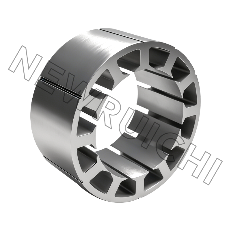 Stegmotorstator och rotorkärna